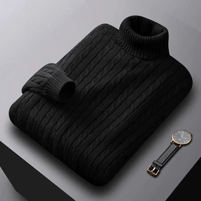 Luc™ Men’s Classic Turtleneck Sweater