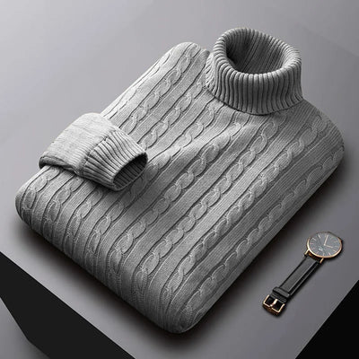 Luc™ Men’s Classic Turtleneck Sweater