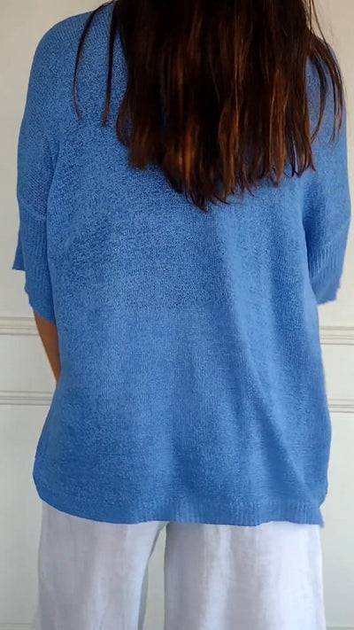 Anna | Knit V-Neck Top